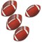12-Pack Football Cutouts - Football Cutouts for Sports Themed Celebrations, Football Party Decorations, Tailgate Party Supplies, 13 X 8 inches